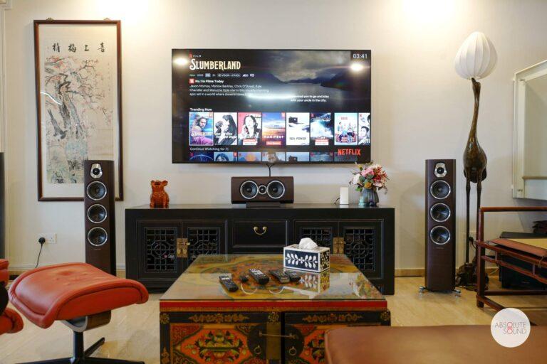 Front View Of Sonus Faber 5.1.2 private cinema home theater