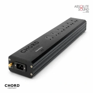 Chord Company PowerHAUS M6 mains distribution block, black, with six UK sockets