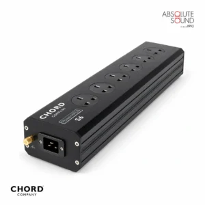 Chord Company PowerHAUS S6 mains distribution block, black, with six UK sockets