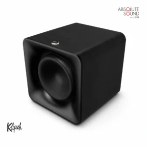Klipsch Flexus Sub 200, a black subwoofer with a side-firing driver.
